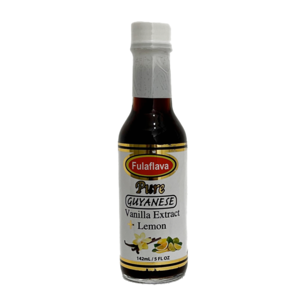 Pure Guyanese Vanilla Extract +Lemon 5FL oz