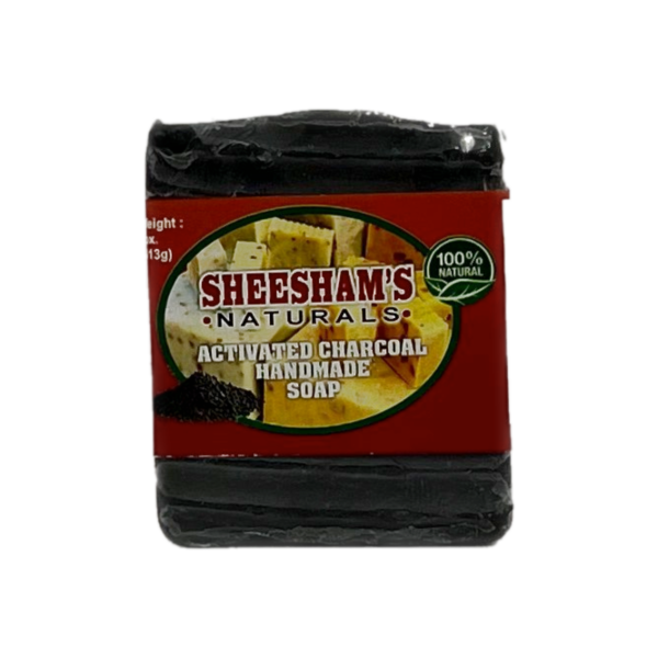 Sheesham's Naturals Activated Charcoal Handmade Soap