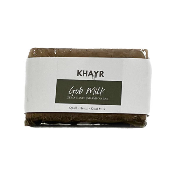 Khayr Gob Milk Zero Waste Shampoo Bar