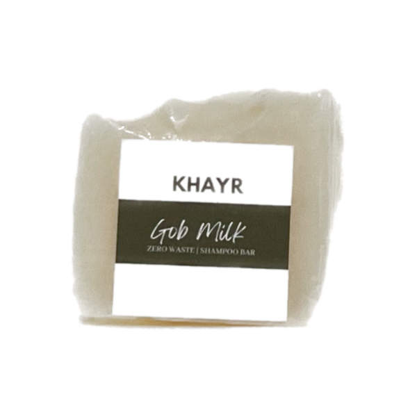 Khayr Gob Milk Zero Waste Shampoo Bar