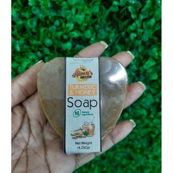 Allison’s Hair & Skincare Turmeric and Honey Soap